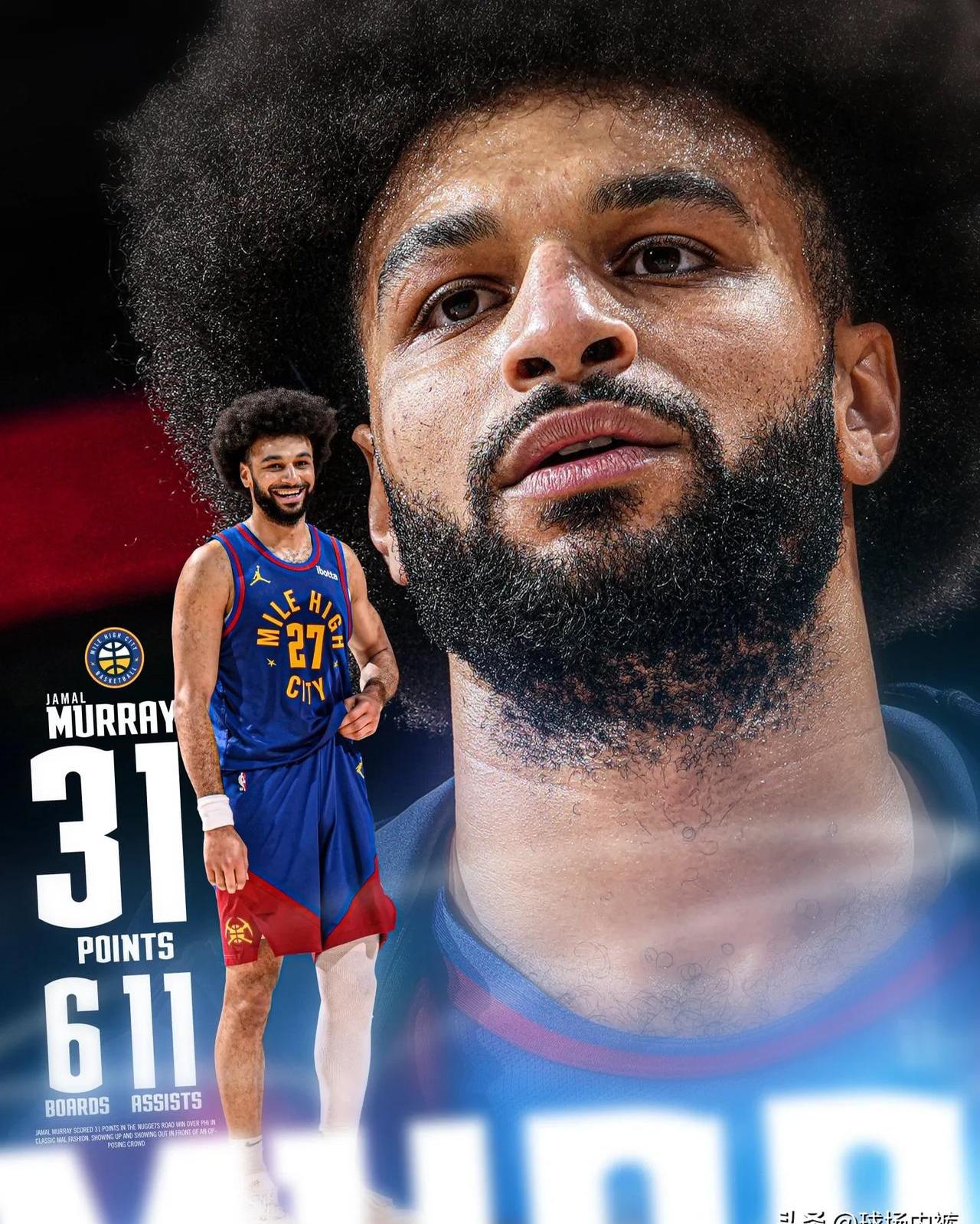 关于开拓者负掘金，穆雷全场压哨投中三分绝杀的信息